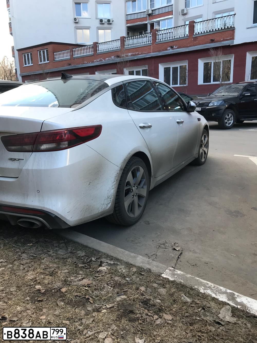 Фото автомобиля KIA MAGENTIS / OPTIMA, 2017 — госномер С155ОЕ126. Цвет: Белый