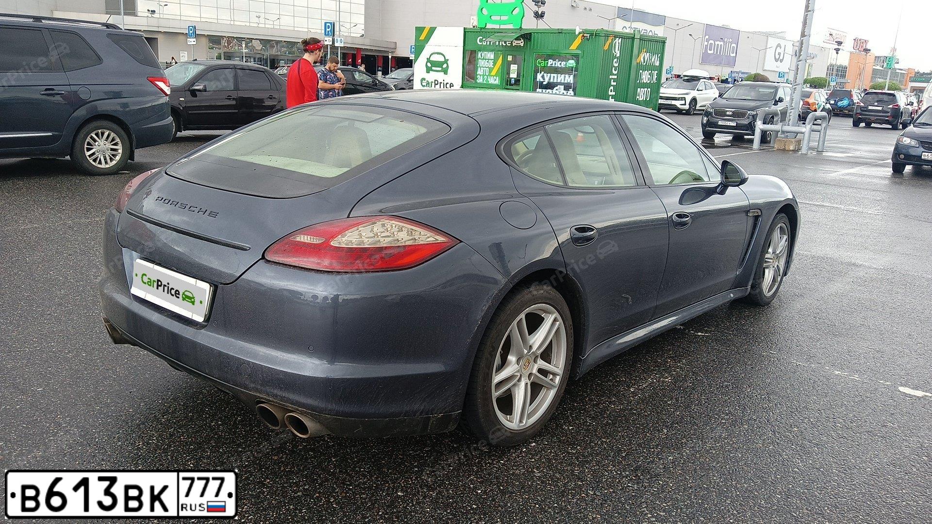 Фото автомобиля PORSCHE PANAMERA, 2010 — госномер О820КТ180