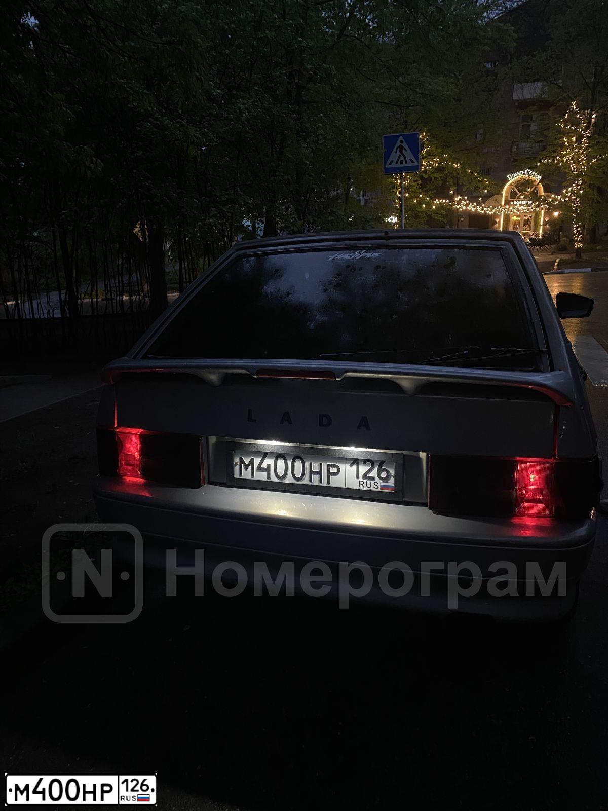 Фото автомобиля LADA 2114, 2007 — госномер Р342РЕ126. Цвет: СЕРЫЙ