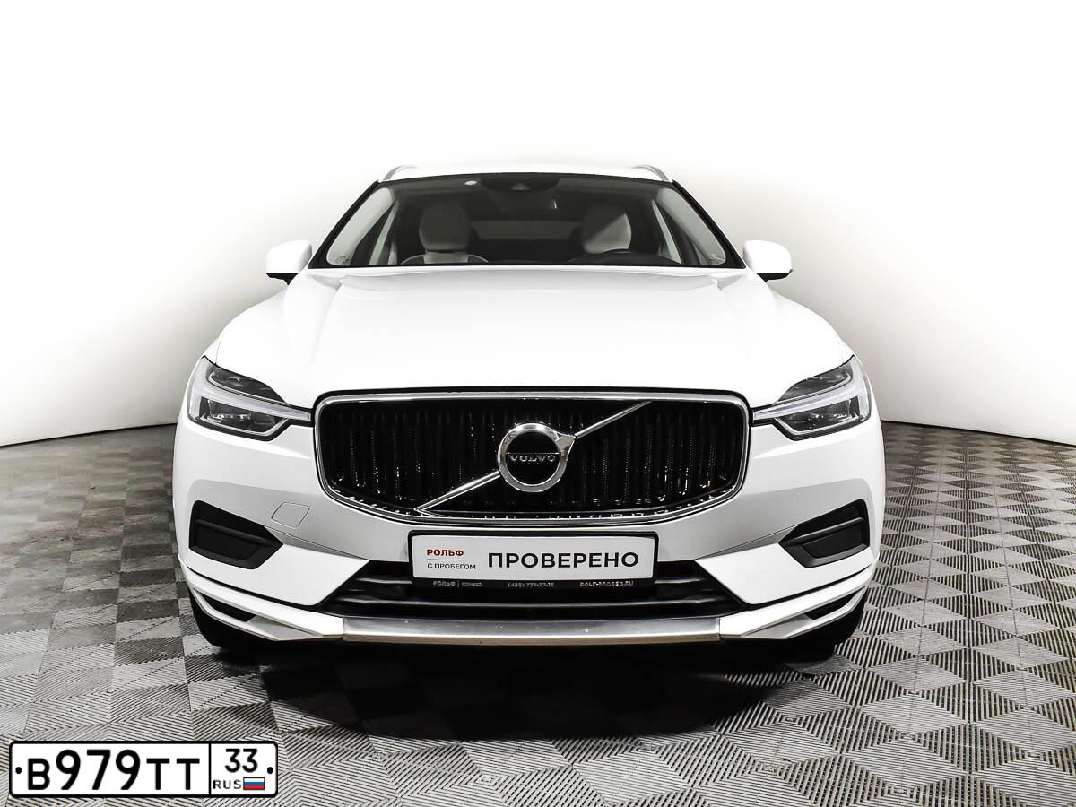 Фото автомобиля VOLVO XC60, 2019 — госномер В979ТТ33. Цвет: Белый
