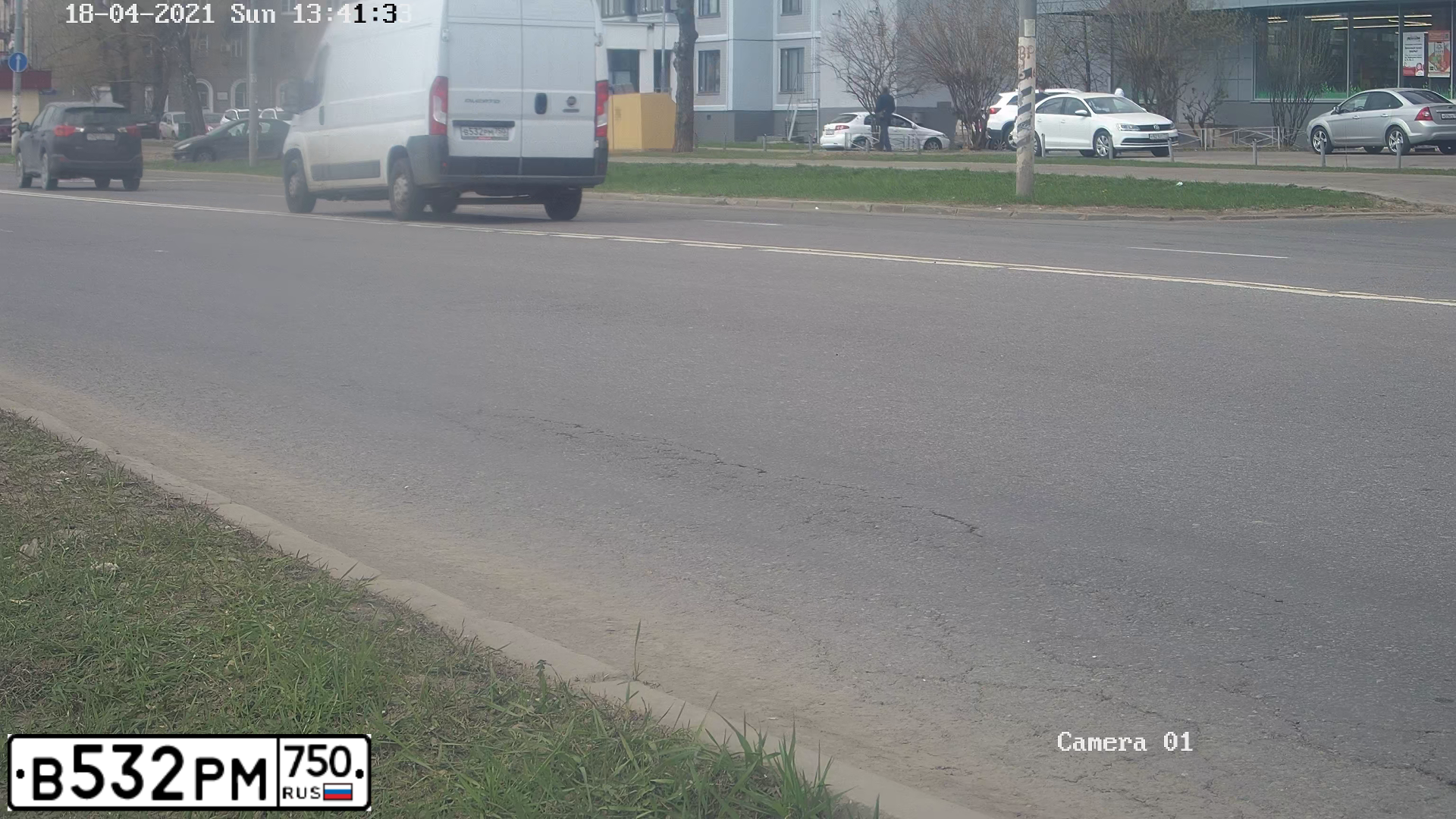 Фото автомобиля FIAT DUCATO, 2017 — госномер В532РМ750. Цвет: Белый
