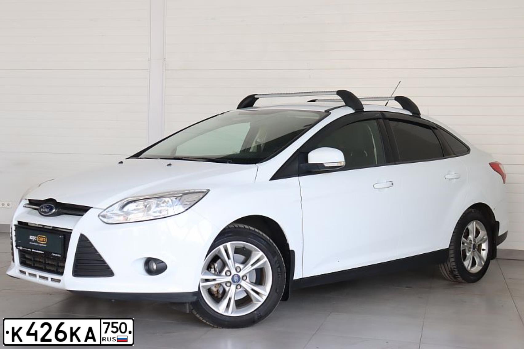 Фото автомобиля FORD FOCUS, 2014 — госномер Т972ВМ62. Цвет: Белый