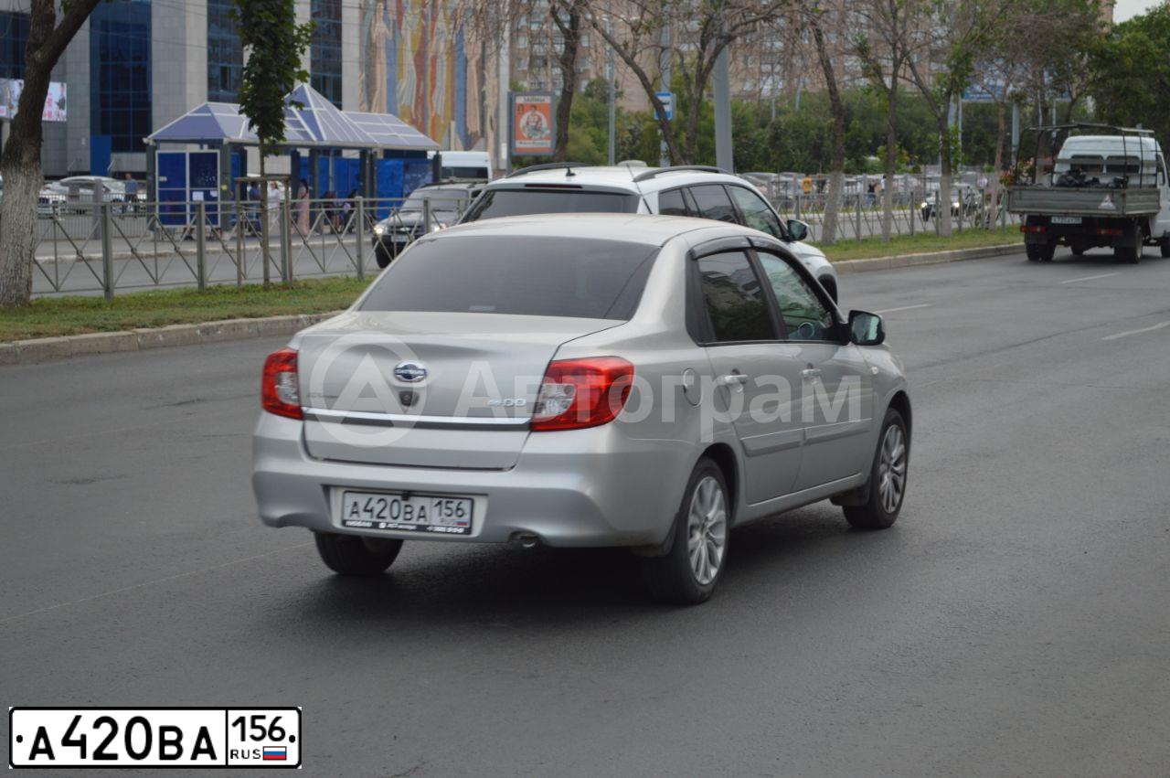 Фото автомобиля DATSUN ON-DO, 2019 — госномер А420ВА156. Цвет: Белый