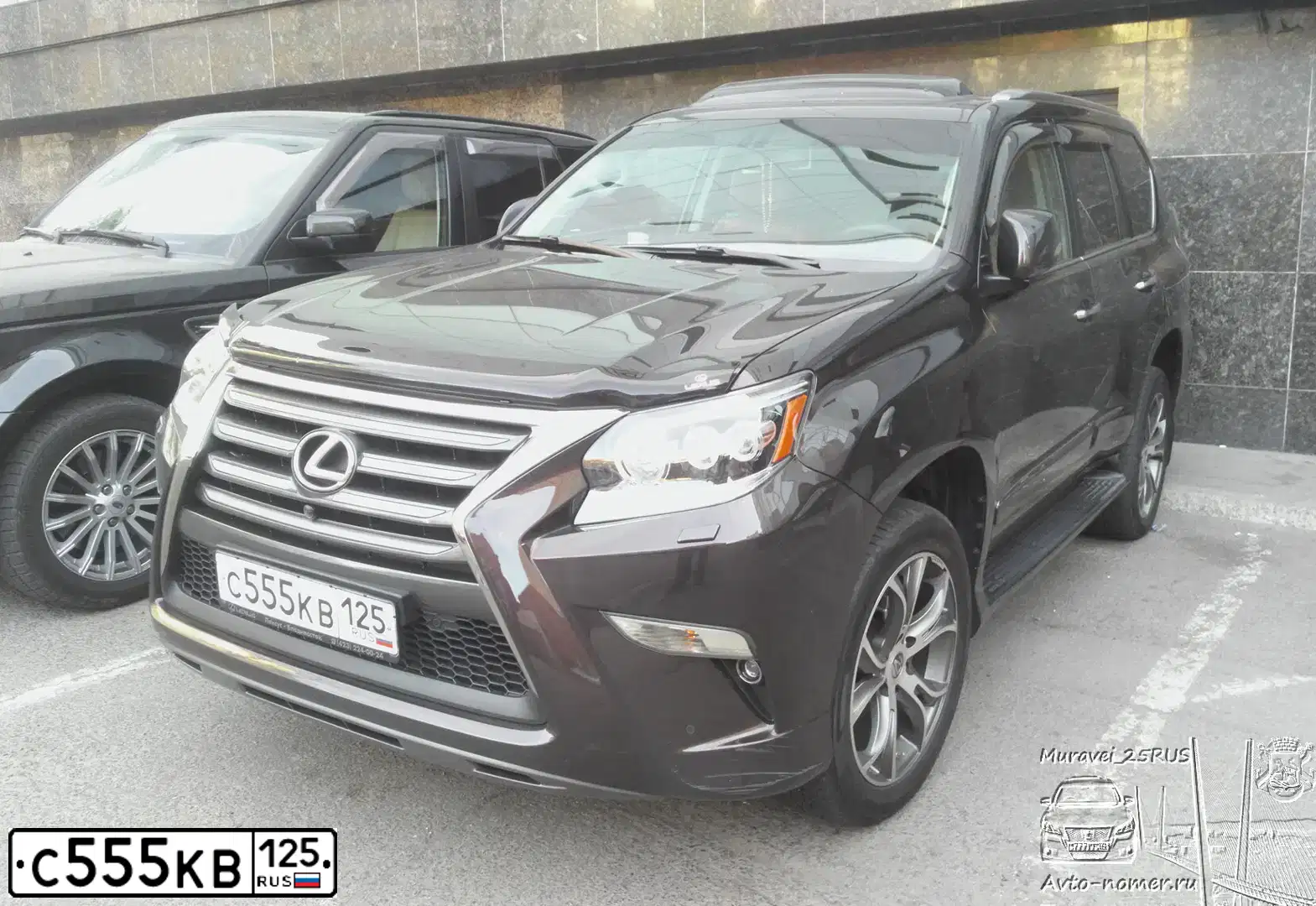 Фото автомобиля LEXUS GX, 2014 — госномер В295КО41. Цвет: бронзовый