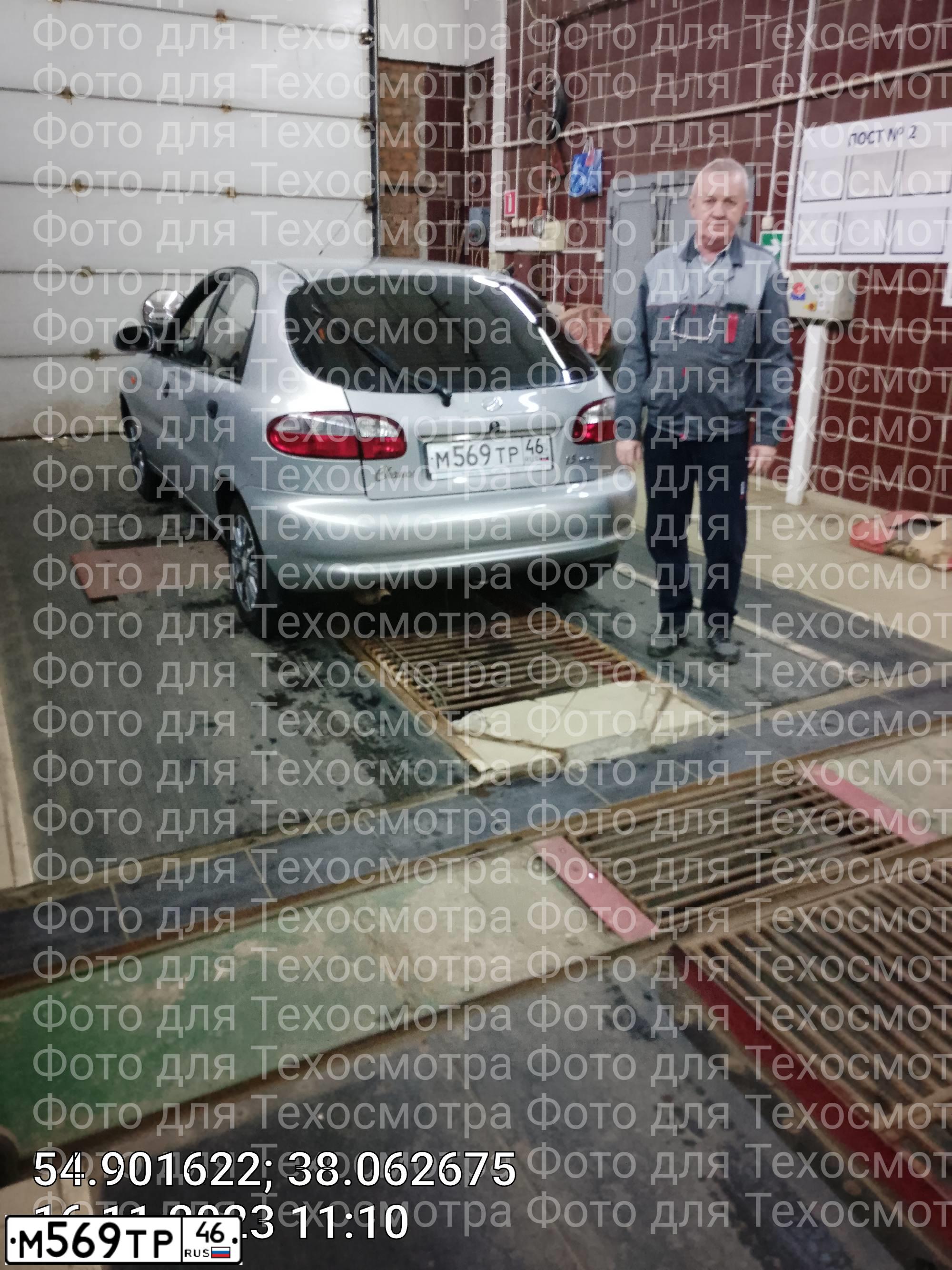 Фото автомобиля ZAZ CHANCE, 2012 — госномер М569ТР46. Цвет: СЕРЕБРИСТЫЙ