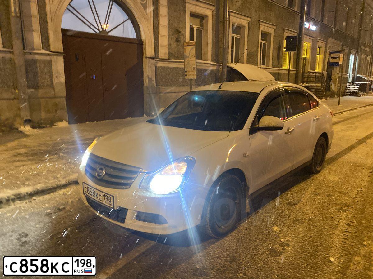 Фото автомобиля NISSAN ALMERA /AVTOVAZ/, 2013 — госномер С858КС198. Цвет: Белый