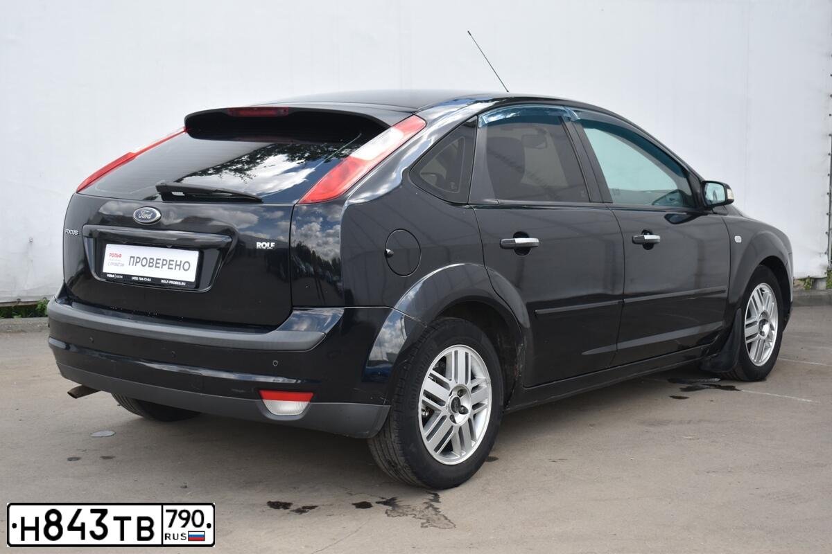 Фото автомобиля FORD FOCUS, 2007 — госномер Т037АС977. Цвет: ЧЕРНЫЙ