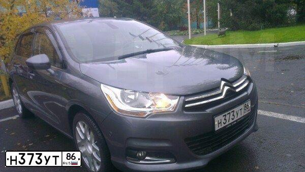 Фото автомобиля CITROEN C4, 2011 — госномер У007МА86. Цвет: ТЕМНО-СЕРЫЙ