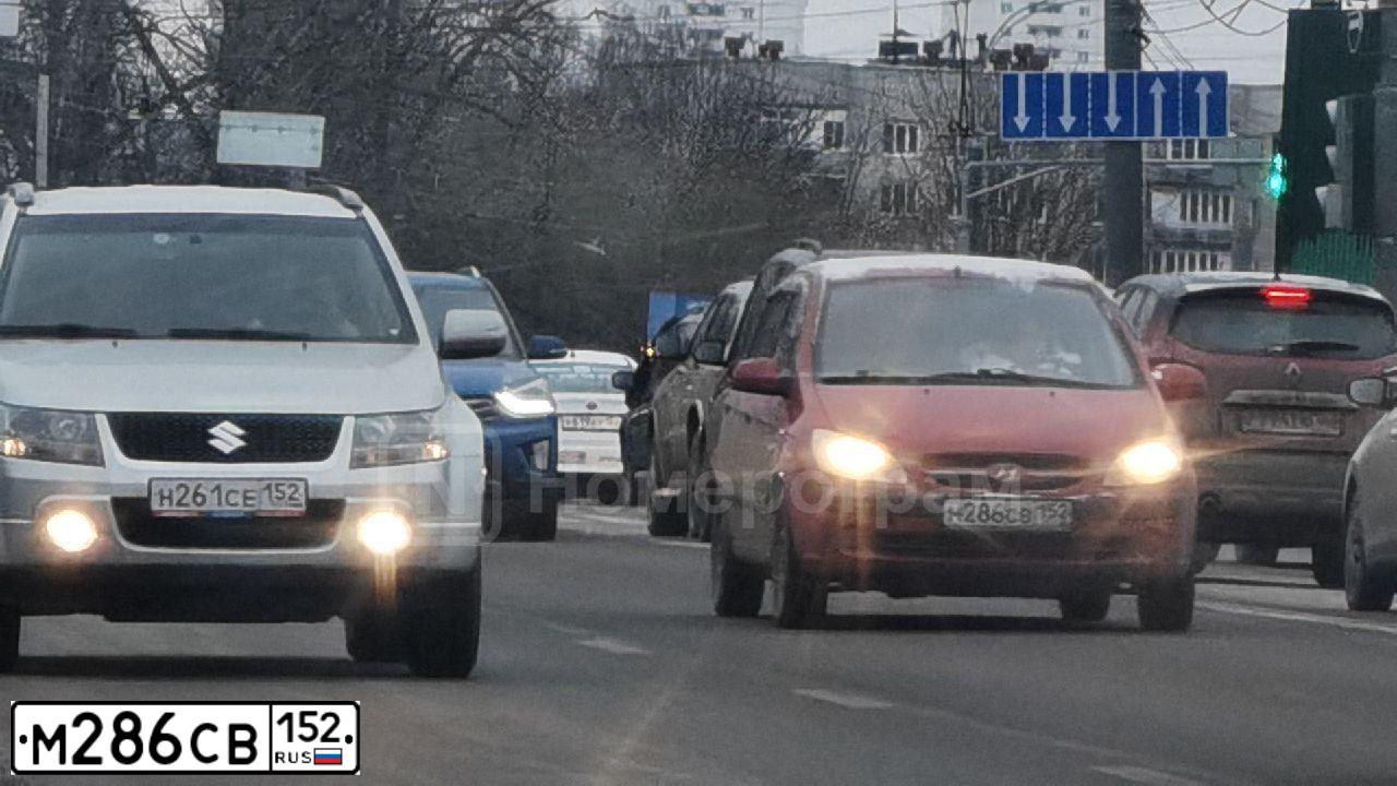 Фото автомобиля HYUNDAI GETZ, 2008 — госномер М286СВ152. Цвет: КРАСНЫЙ