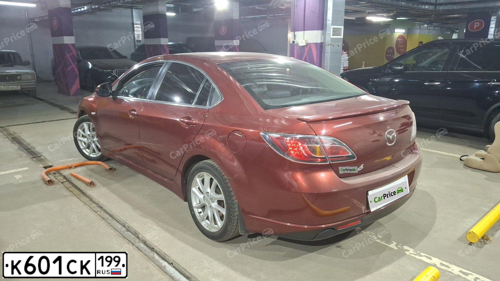 Фото автомобиля MAZDA 6, 2008 — госномер Х545ЕЕ71. Цвет: Красный