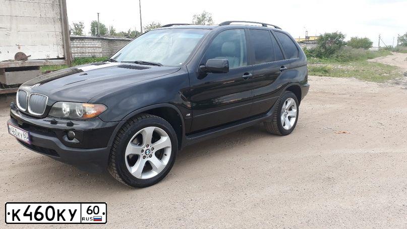Фото автомобиля BMW X5, 2004 — госномер Т894РУ193. Цвет: ЧЕРНЫЙ
