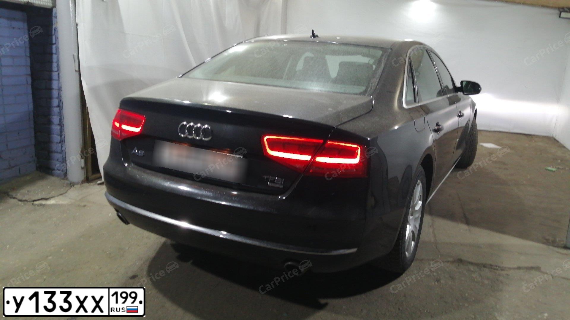 Фото автомобиля AUDI A8, 2013 — госномер Т820МК196. Цвет: ЧЕРНЫЙ