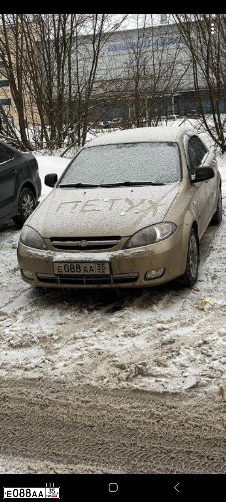 Фото автомобиля CHEVROLET NIVA, 2004 — госномер Е088АА35. Цвет: Темно-серый металлик