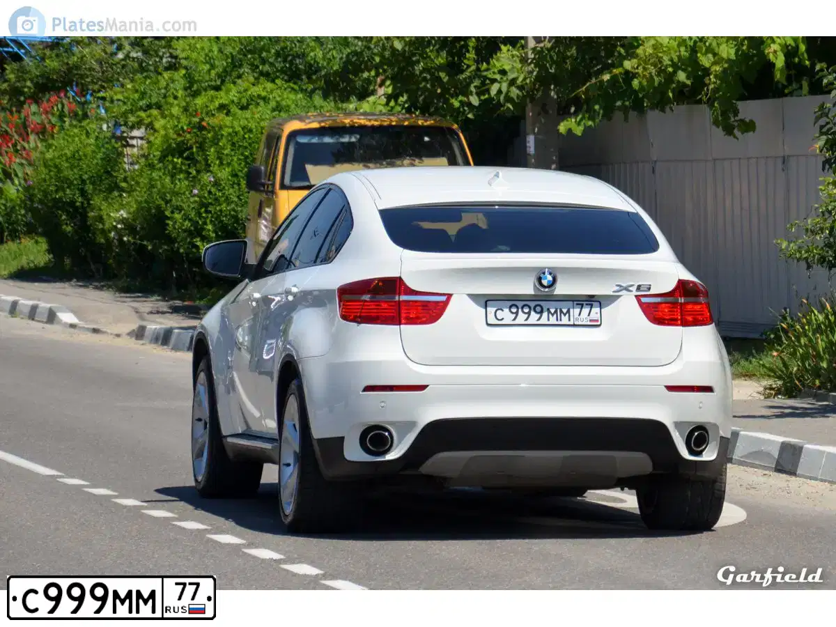 Фото автомобиля BMW X6, 2010 — госномер С999ММ77. Цвет: БЕЛЫЙ