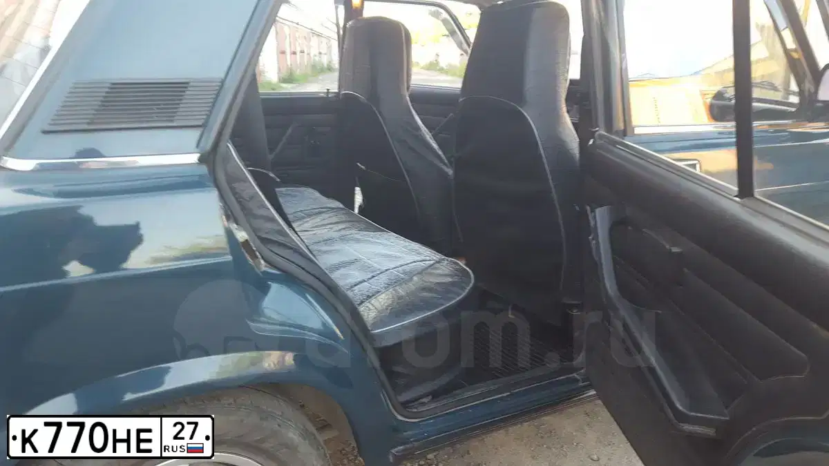 Фото автомобиля LADA 2107, 2004 — госномер К770НЕ27. Цвет: Сине-зеленый
