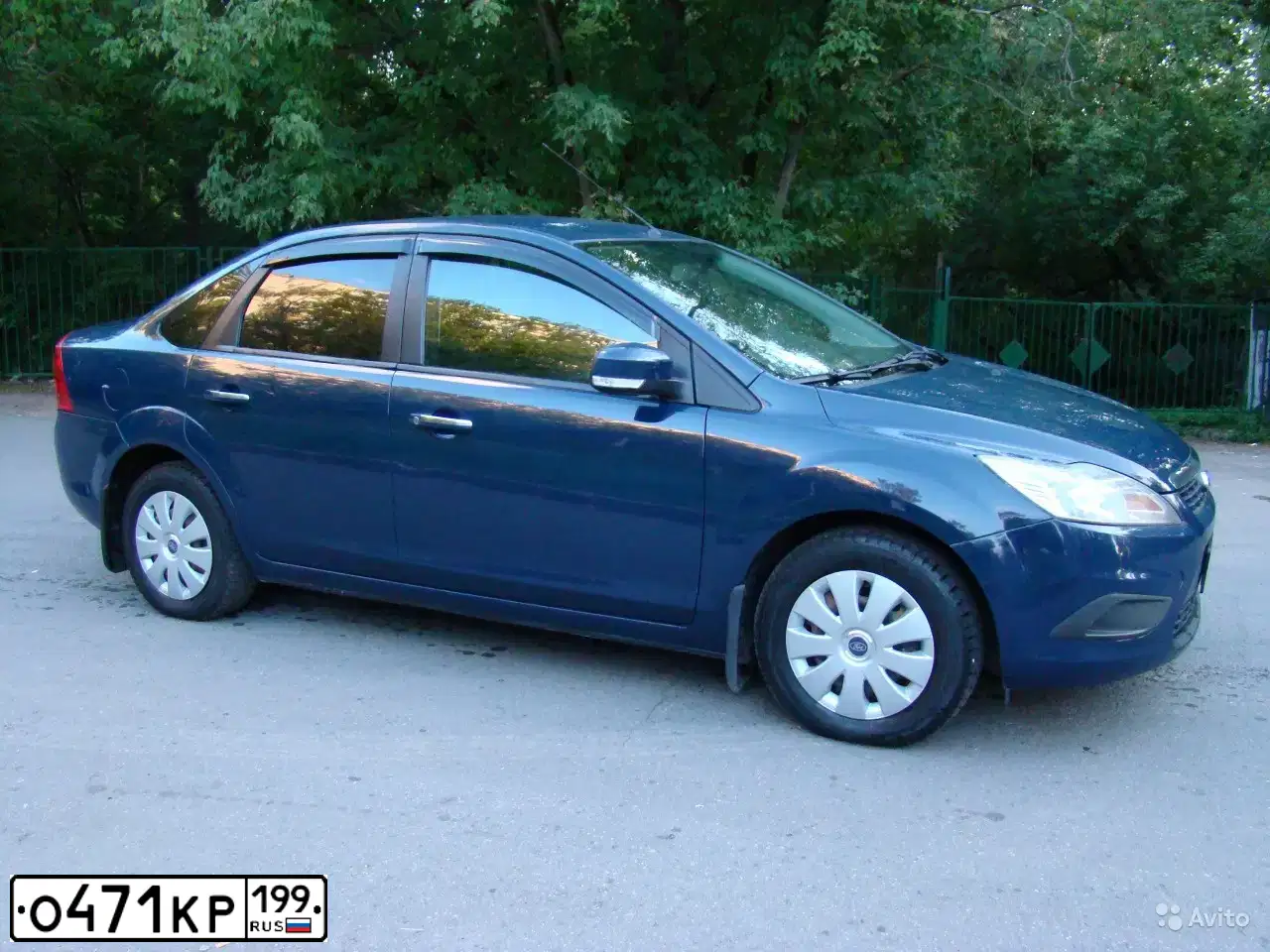 Фото автомобиля FORD FOCUS, 2008 — госномер У675СН69. Цвет: ТЕМНО-СИНИЙ