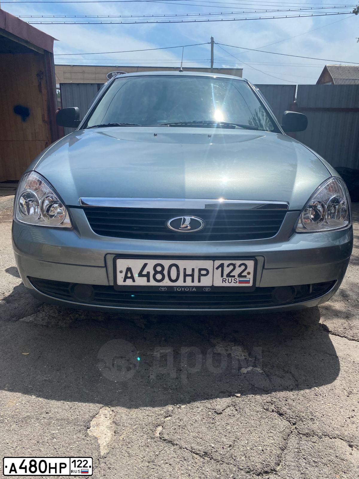 Фото автомобиля LADA 2172 PRIORA, 2011 — госномер А480НР122. Цвет: СРЕДНИЙ СЕРО-ЗЕЛЕНЫЙ МЕТ.