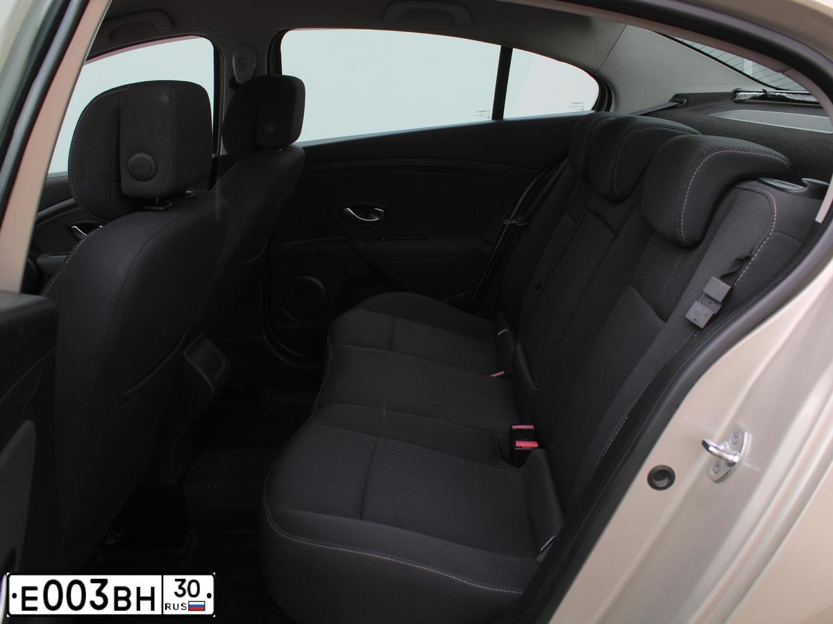 Фото автомобиля RENAULT FLUENCE, 2011 — госномер В746РХ37. Цвет: БЕЖЕВЫЙ