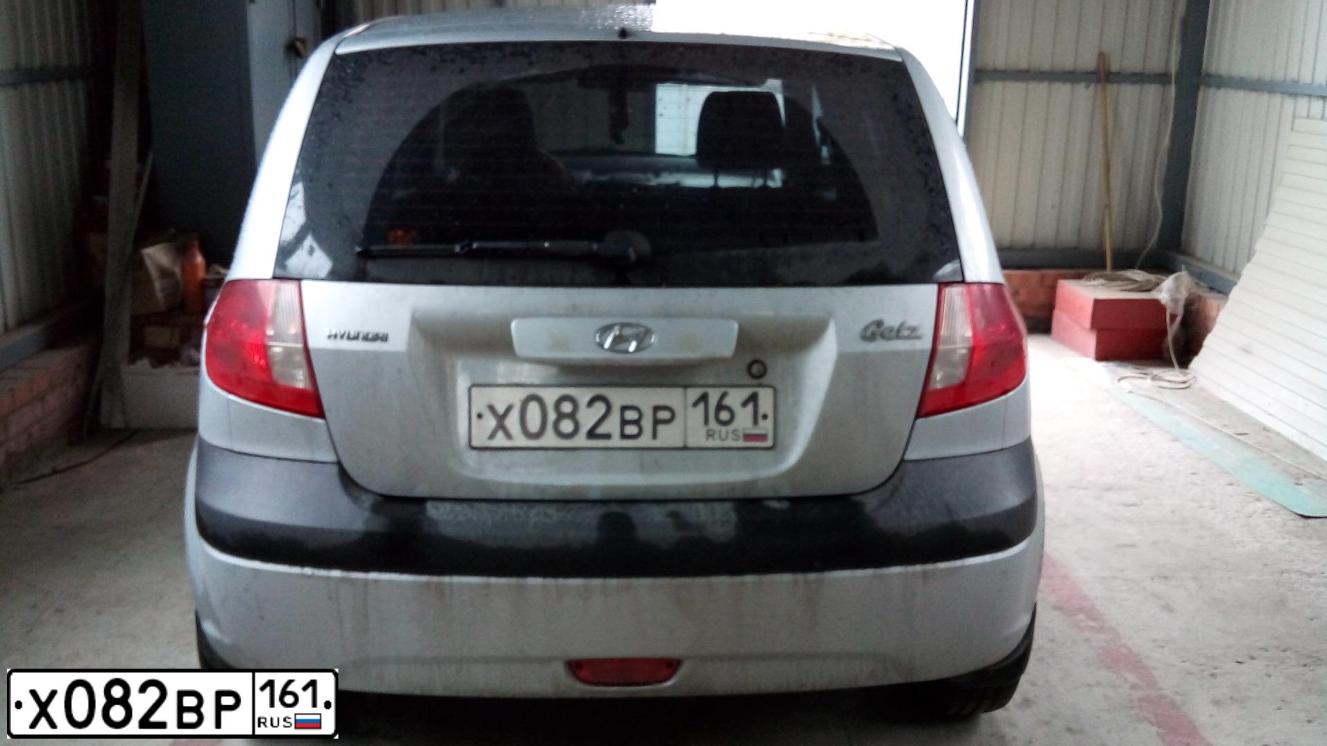 Фото автомобиля ХУНДАЙ ГЕТЗ GL 1.4, 2006 — госномер Р938ВС180. Цвет: СЕРЕБРИСТ.