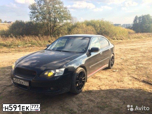 Фото автомобиля SUBARU LEGACY, 2005 — госномер М781ЕА154. Цвет: ЧЕРНЫЙ