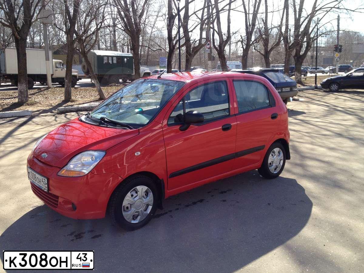 Фото автомобиля CHEVROLET SPARK, 2008 — госномер К308ОН43. Цвет: КРАСНЫЙ