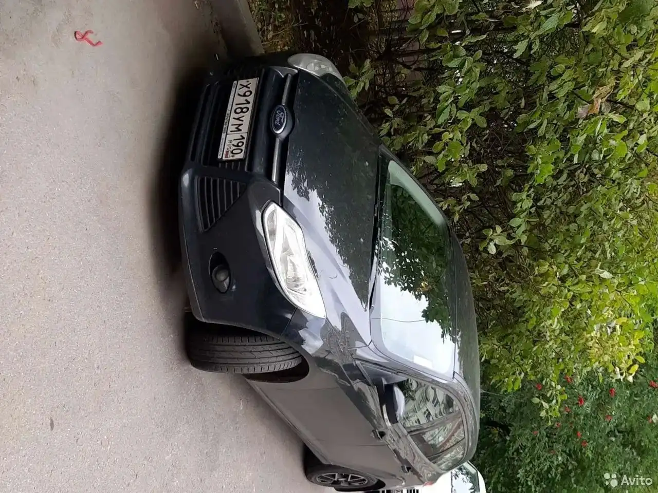 Фото автомобиля FORD FOCUS, 2012 — госномер Х918УМ190. Цвет: ЧЕРНЫЙ