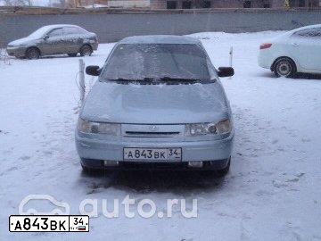 Фото автомобиля LADA 2112 LADA, 2002 — госномер А843ВК34. Цвет: СЕРЕБРИСТО ГОЛУБОЙ