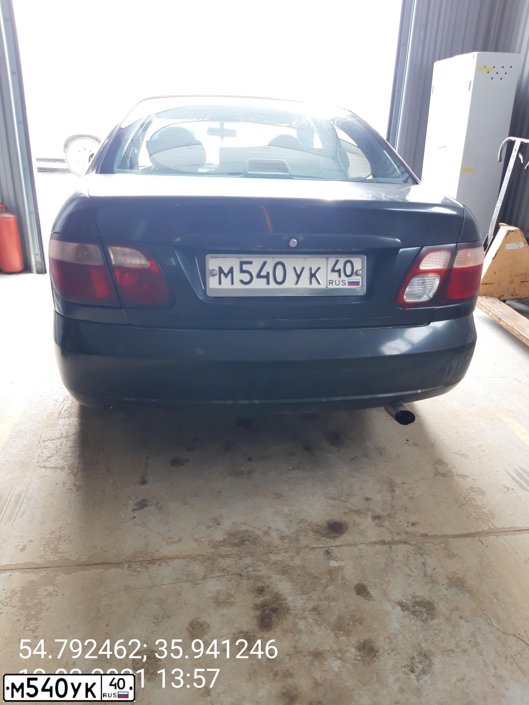 Фото автомобиля NISSAN ALMERA, 2004 — госномер М540УК40. Цвет: ЧЕРНЫЙ