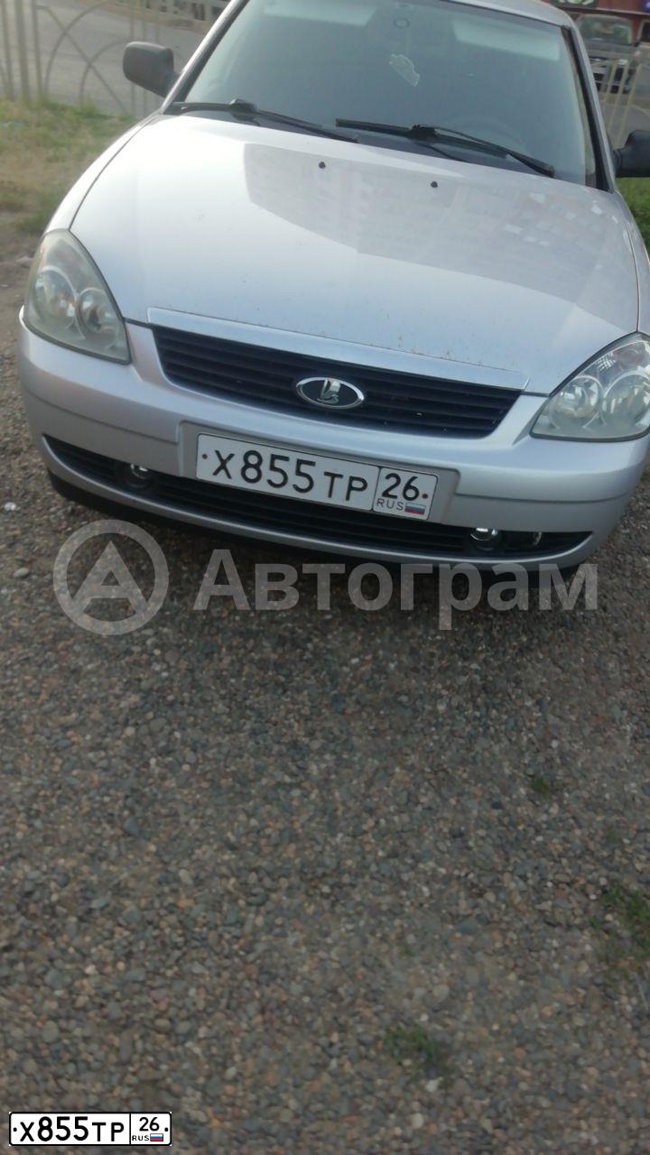 Фото автомобиля LADA 2172 PRIORA, 2008 — госномер Х855ТР26. Цвет: СВЕТЛО-СЕРЕБРИСТЫЙ МЕТАЛЛ