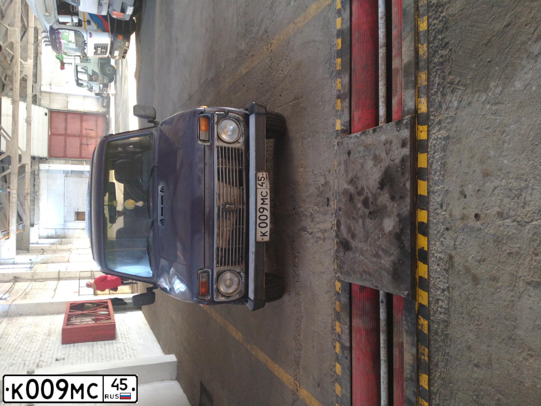 Фото автомобиля LADA 2131 NIVA, 2001 — госномер К009МС45. Цвет: ФИОЛЕТОВЫЙ