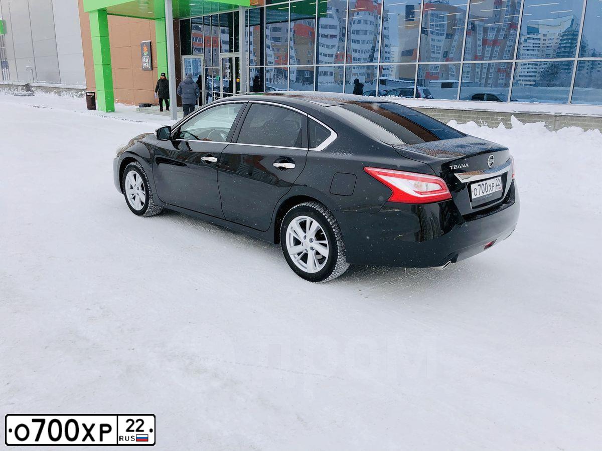 Фото автомобиля NISSAN TEANA, 2015 — госномер К434ОН154. Цвет: ЧЕРНЫЙ