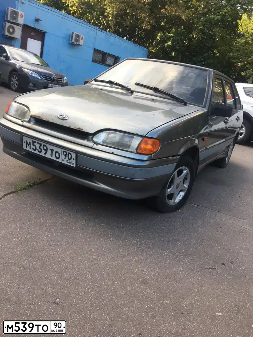 Фото автомобиля LADA 2114 SAMARA, 2005 — госномер М539ТО90. Цвет: ЗЕЛЕНЫЙ СЕРЫЙ