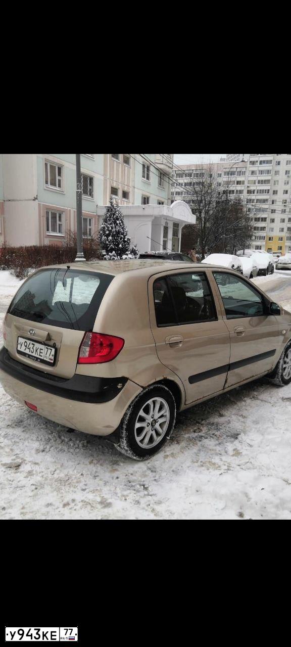 Фото автомобиля HYUNDAI GETZ, 2007 — госномер М326НМ62. Цвет: БЕЖЕВЫЙ