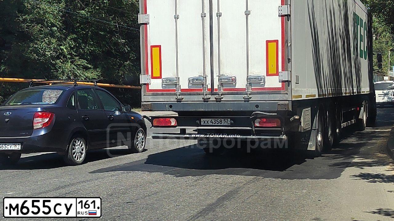 Фото автомобиля TAGAZ ACCENT, 2007 — госномер М655СУ161. Цвет: Серебристый