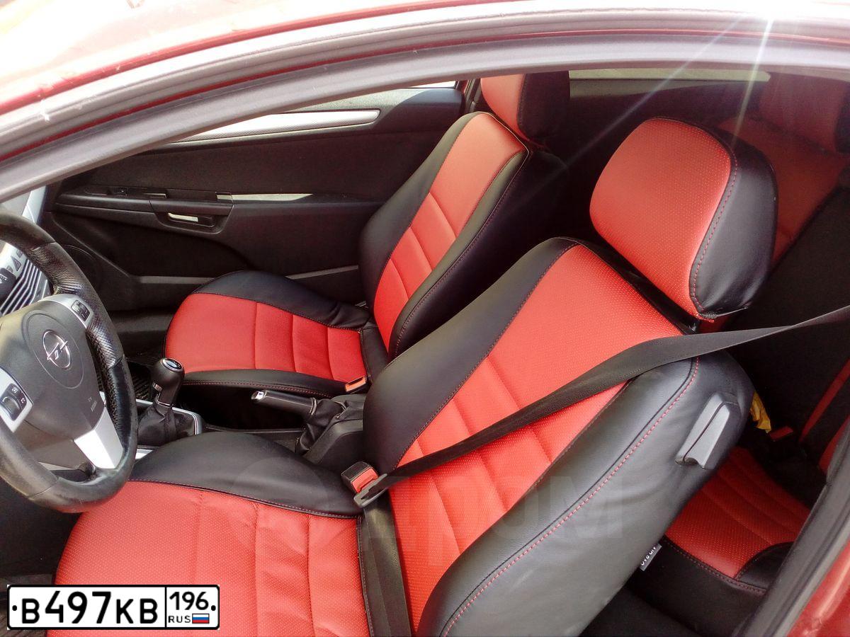 Фото автомобиля OPEL ASTRA, 2006 — госномер В497КВ196. Цвет: Красный
