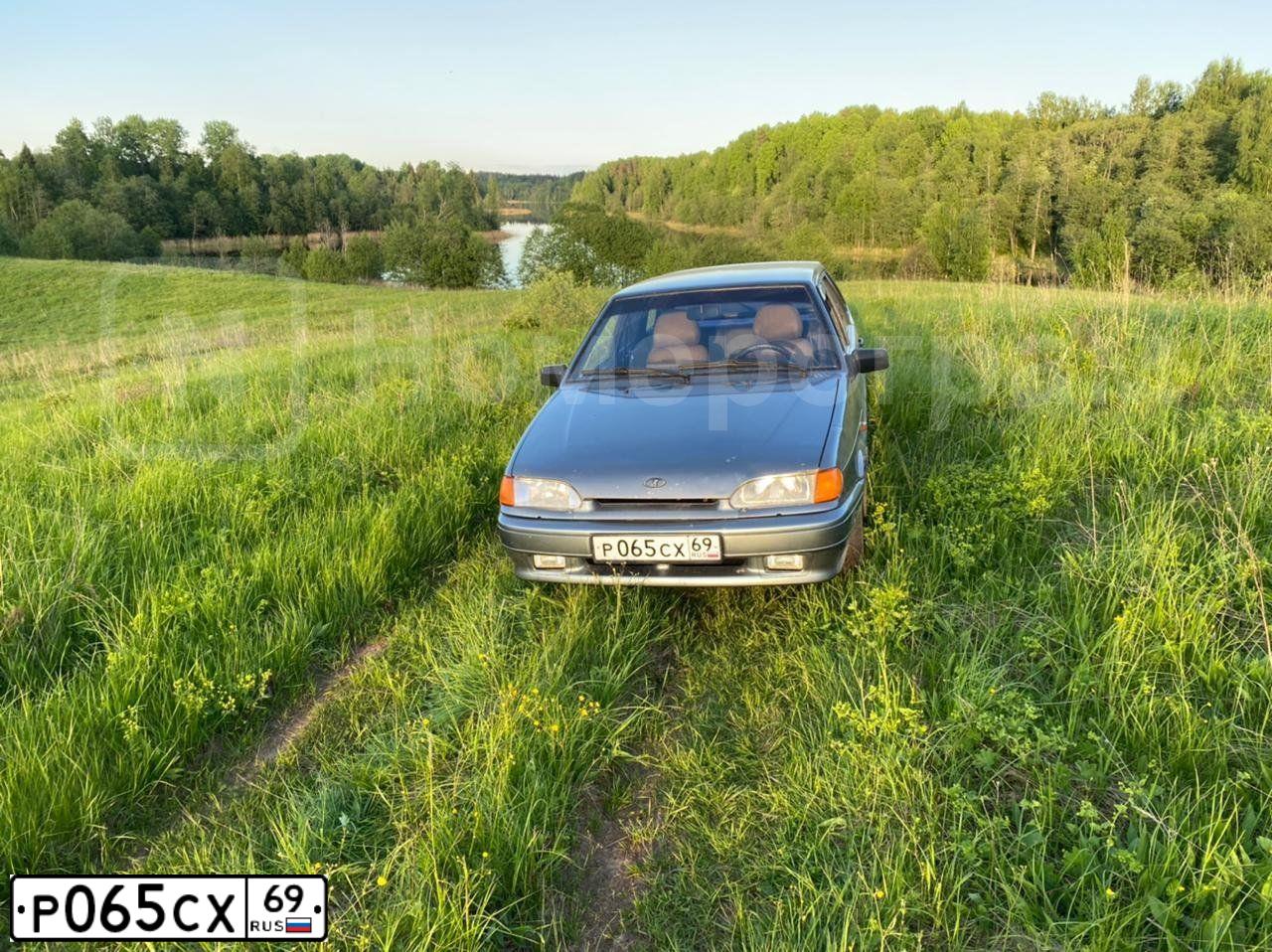 Фото автомобиля LADA 2114 SAMARA, 2005 — госномер Р538ТА69. Цвет: средний серо-зеленый металлик