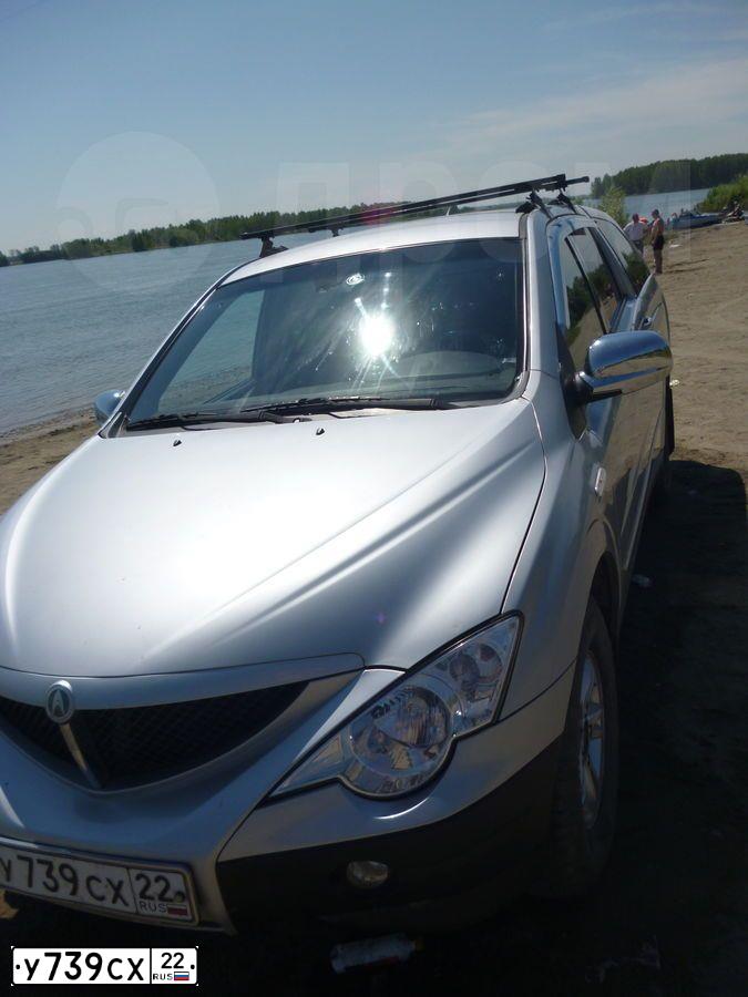 Фото автомобиля SSANGYONG ACTYON SPORTS, 2008 — госномер К592ЕМ154. Цвет: СЕРЫЙ