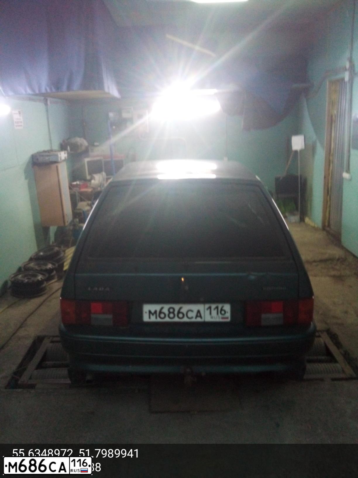 Фото автомобиля LADA 2114 SAMARA, 2009 — госномер М686СА116. Цвет: СИНИЙ И ОТТЕНКИ