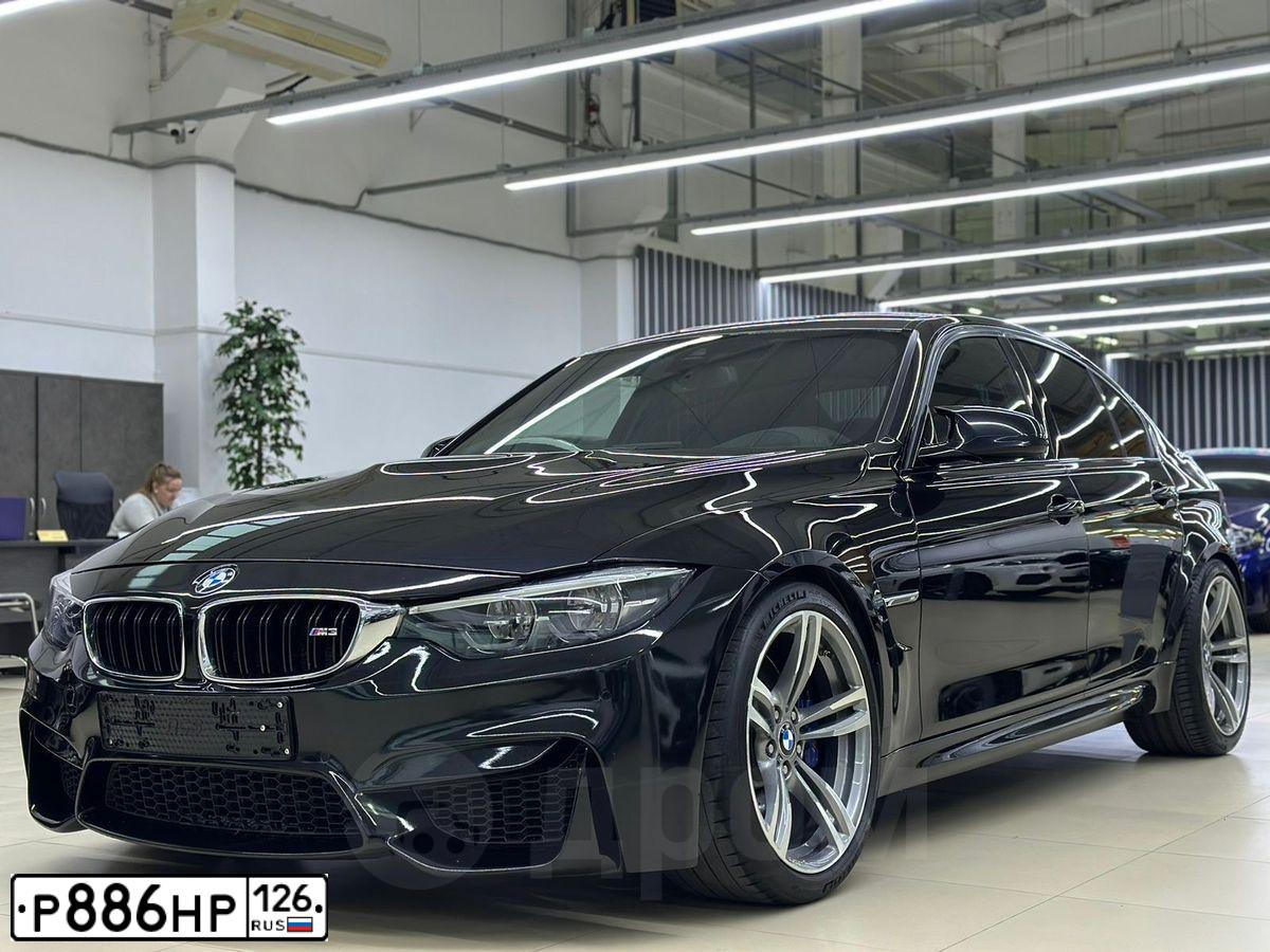 Фото автомобиля BMW M3, 2018 — госномер О616МР95. Цвет: ЧЕРНЫЙ