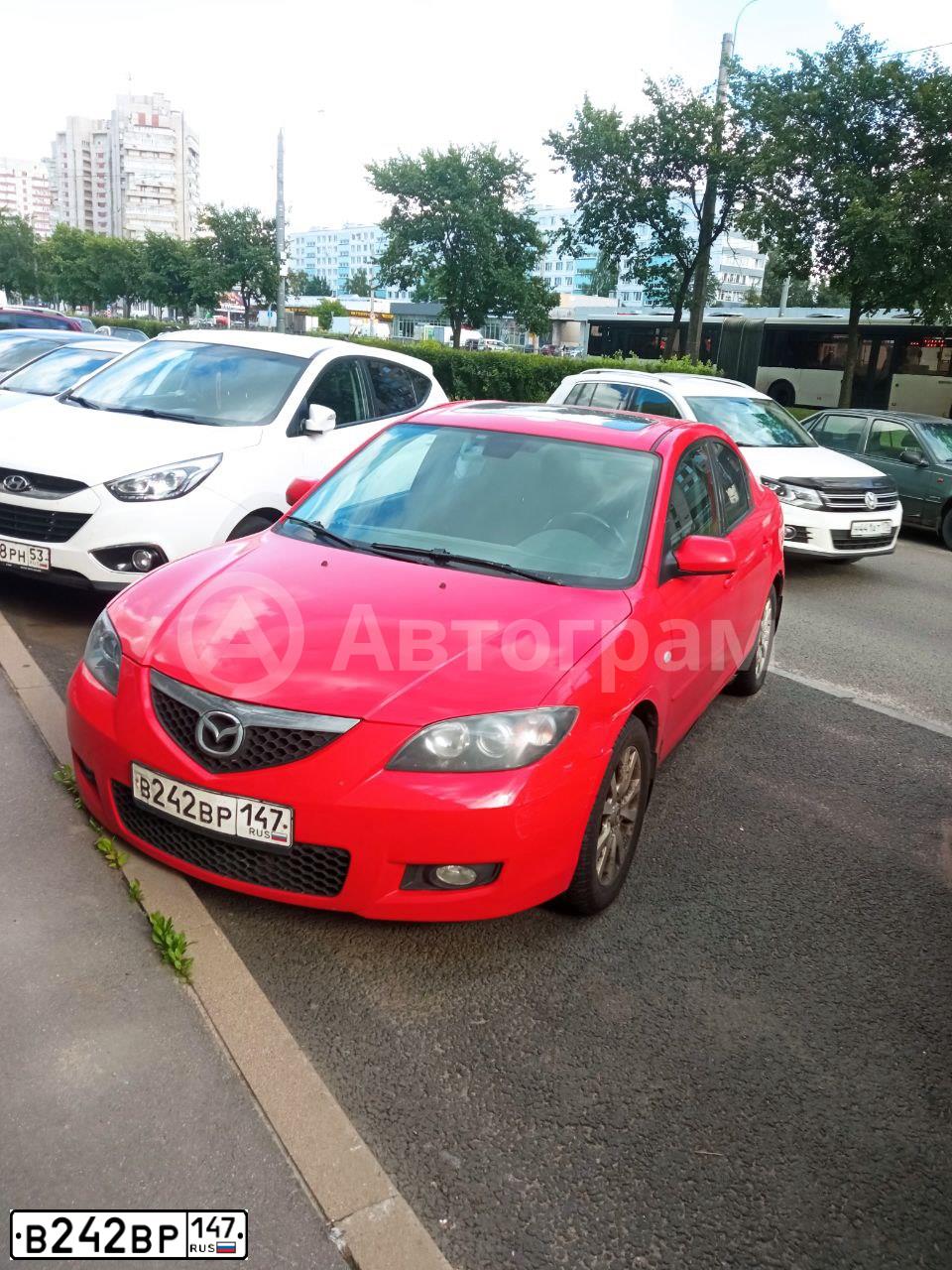 Фото автомобиля MAZDA 3, 2006 — госномер Н044КК198