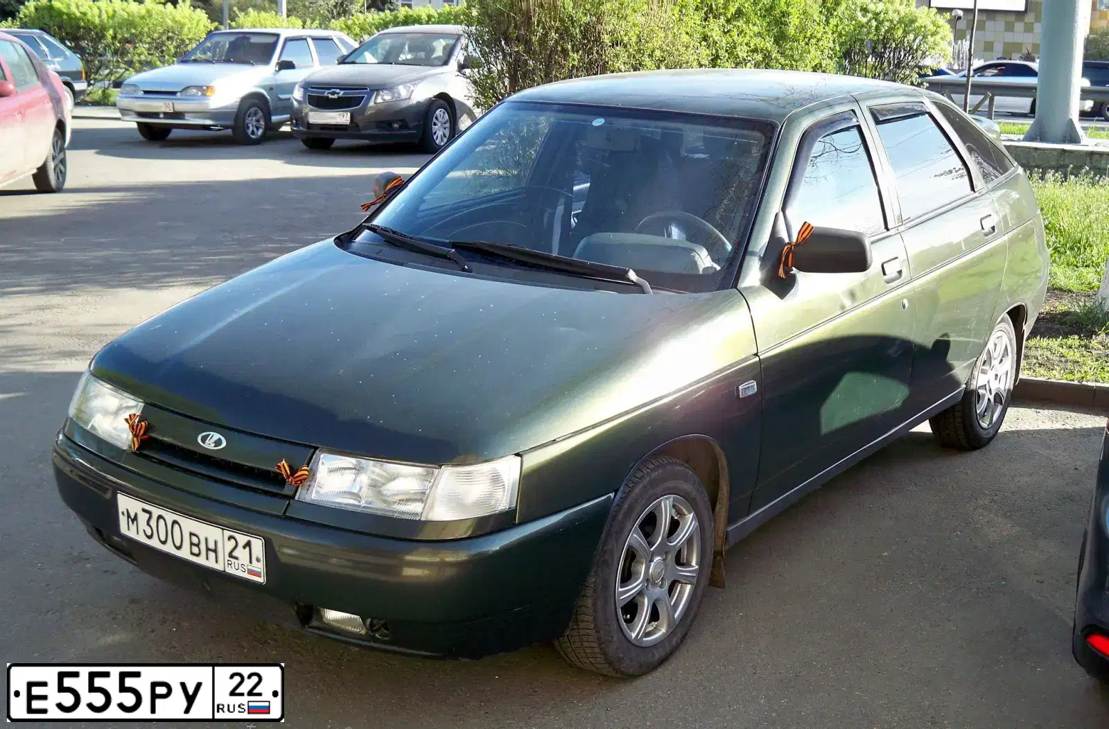 Фото автомобиля MERCEDES B-KLASSE, 2007 — госномер Е555РУ22. Цвет: ЧЕРНЫЙ