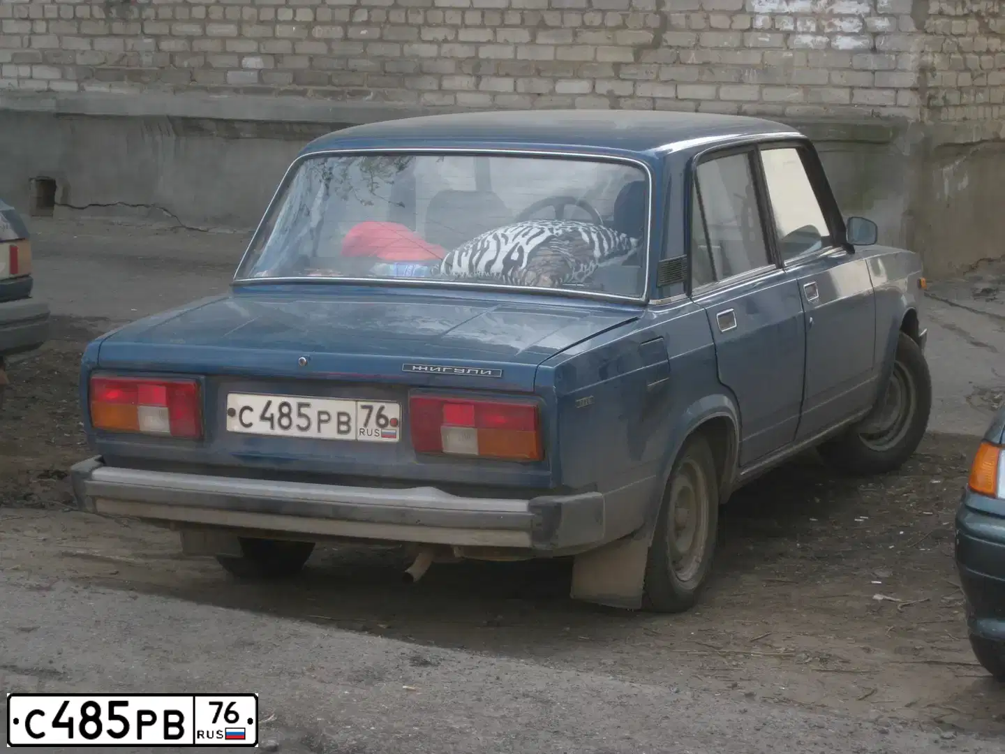 Фото автомобиля ВАЗ 21053, 2002 — госномер С485РВ76. Цвет: СИНЕ-ЗЕЛЕНЫЙ