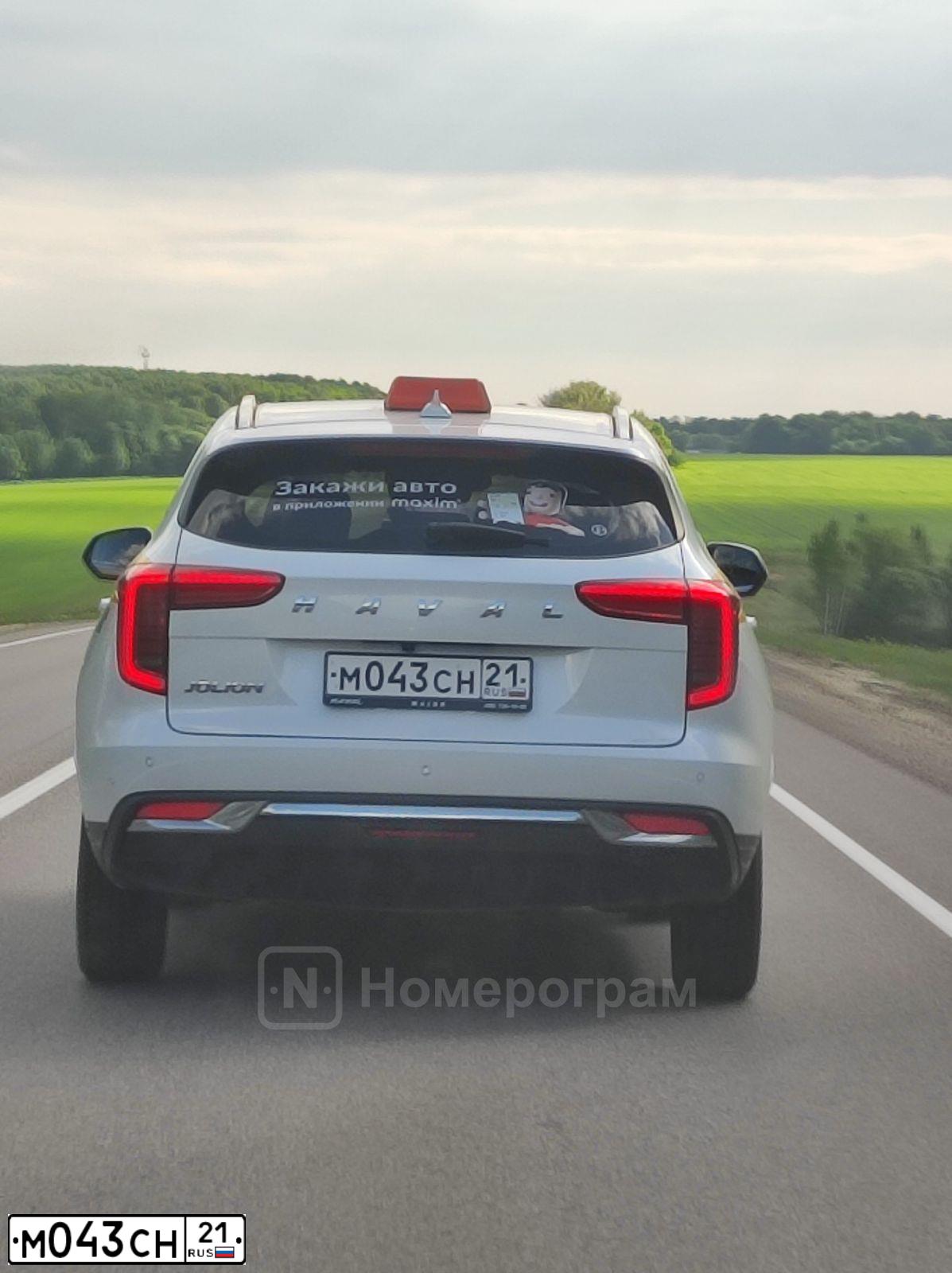 Фото автомобиля HAVAL JOLION, 2023 — госномер М043СН21