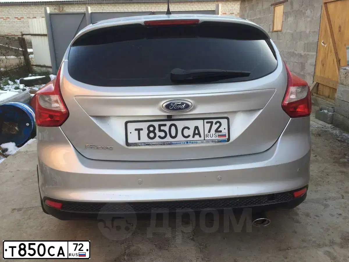 Фото автомобиля FORD FOCUS, 2012 — госномер Т263УН05. Цвет: Серебристый