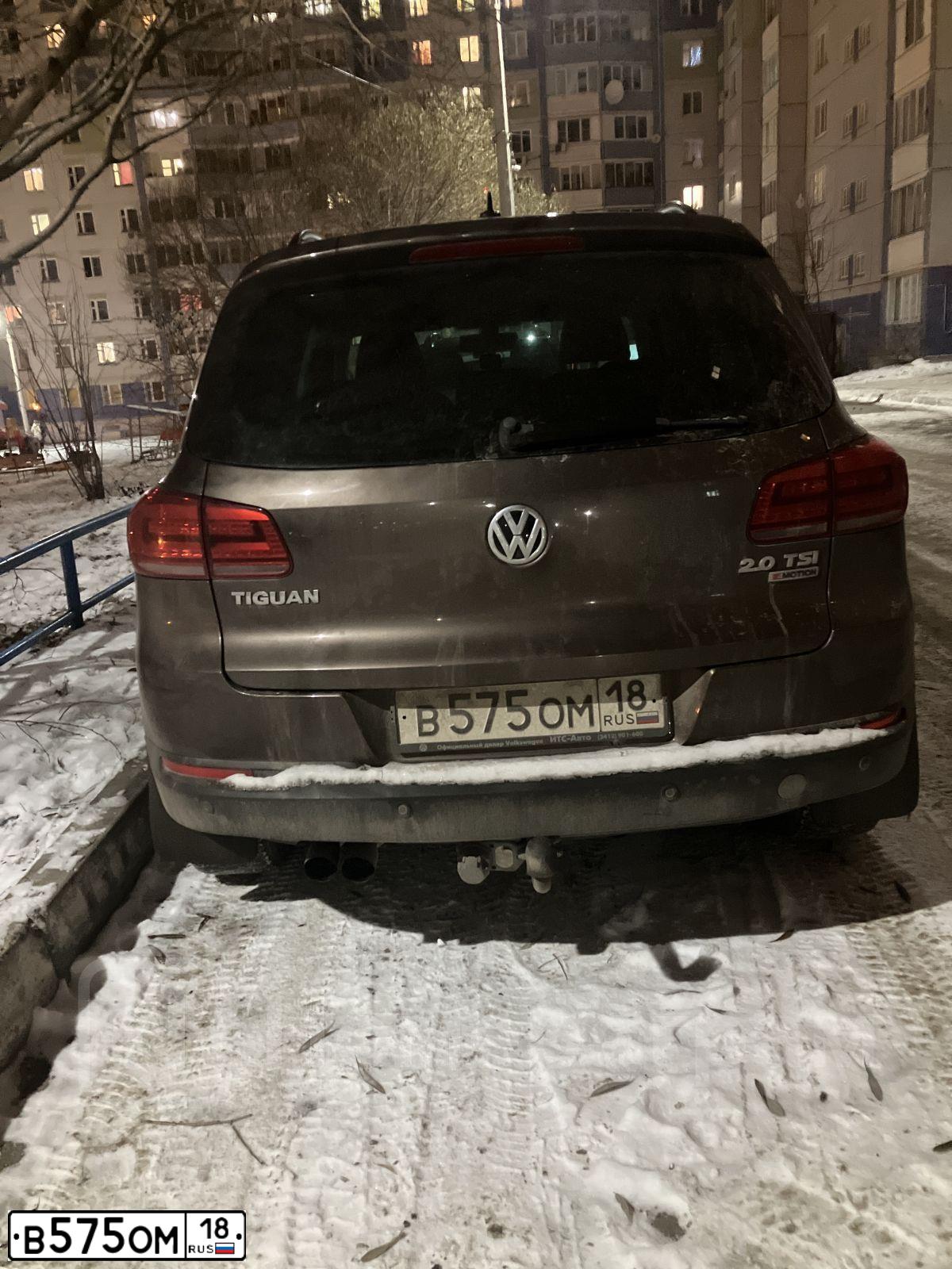 Фото автомобиля VOLKSWAGEN TIGUAN, 2015 — госномер М515РТ18