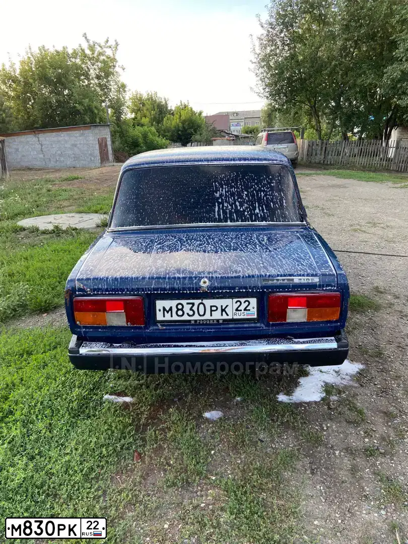 Фото автомобиля LADA 2105, 2008 — госномер М830РК22. Цвет: ТЕМНО-СИНИЙ