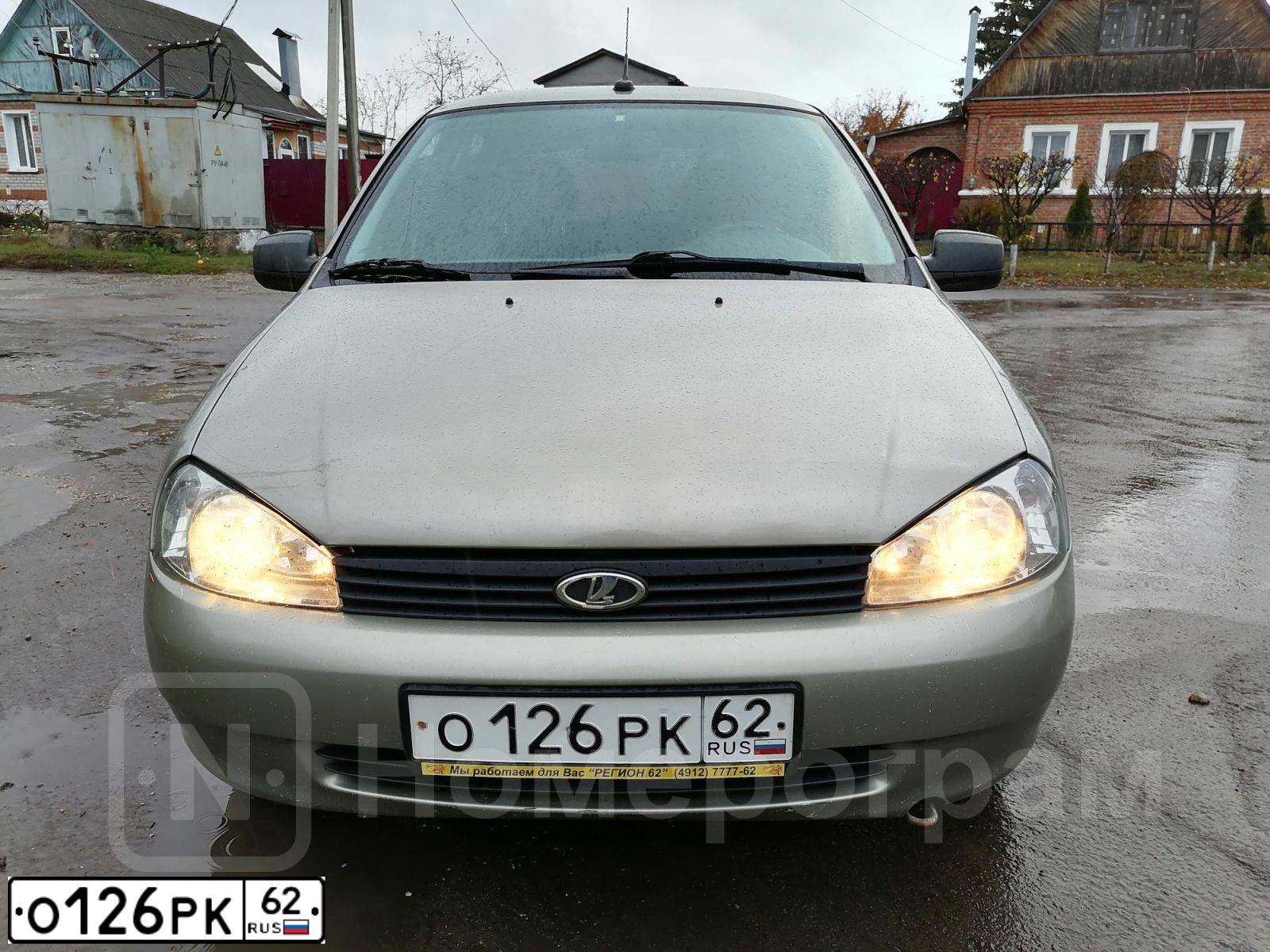 Фото автомобиля LADA 1117 KALINA, 2012 — госномер О918РЕ68. Цвет: СЕРО-БЕЖЕВЫЙ