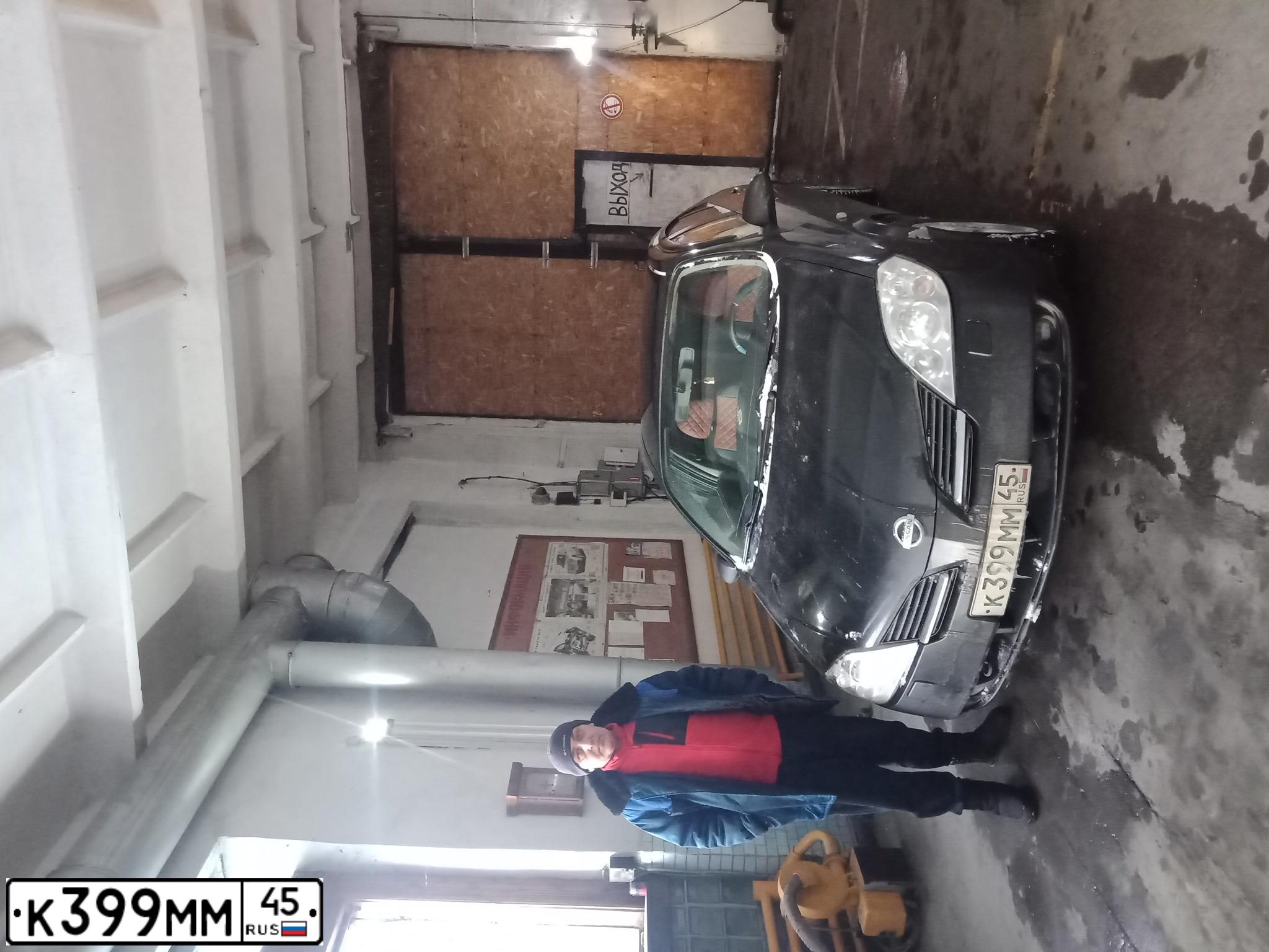 Фото автомобиля NISSAN PRIMERA, 2006 — госномер К399ММ45. Цвет: ЧЕРНЫЙ