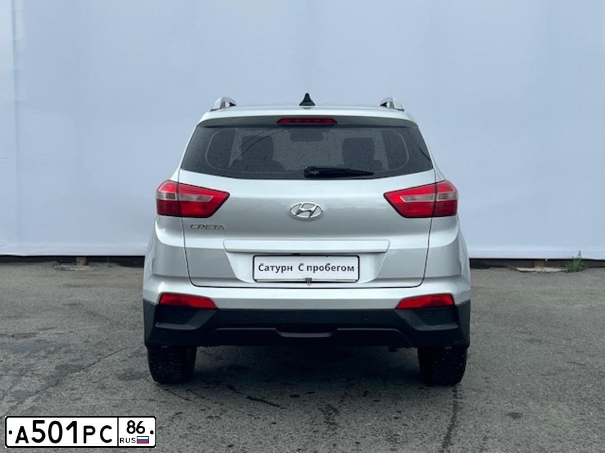 Фото автомобиля HYUNDAI CRETA, 2018 — госномер А501РС186. Цвет: СЕРЕБРИСТЫЙ