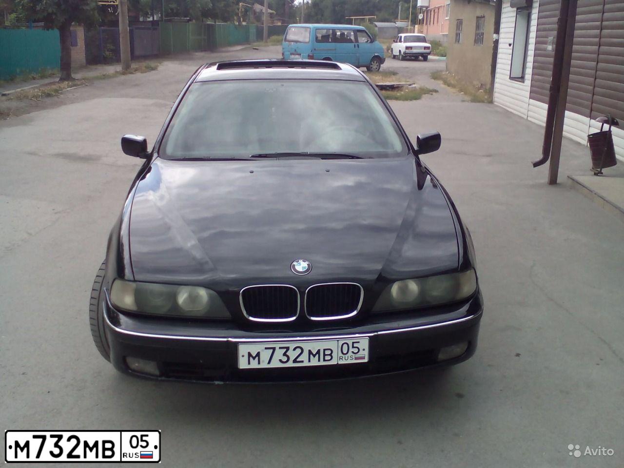 Фото автомобиля BMW SERIE 5, 2000 — госномер М732МВ05. Цвет: ЧЕРНЫЙ